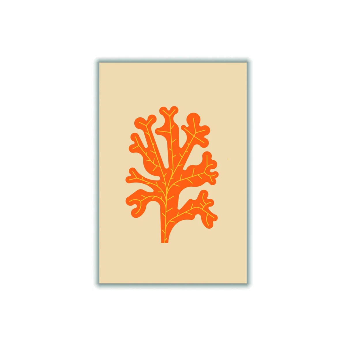Yellow / Orange Orange Seaweed Small Stanley Print House – image 1