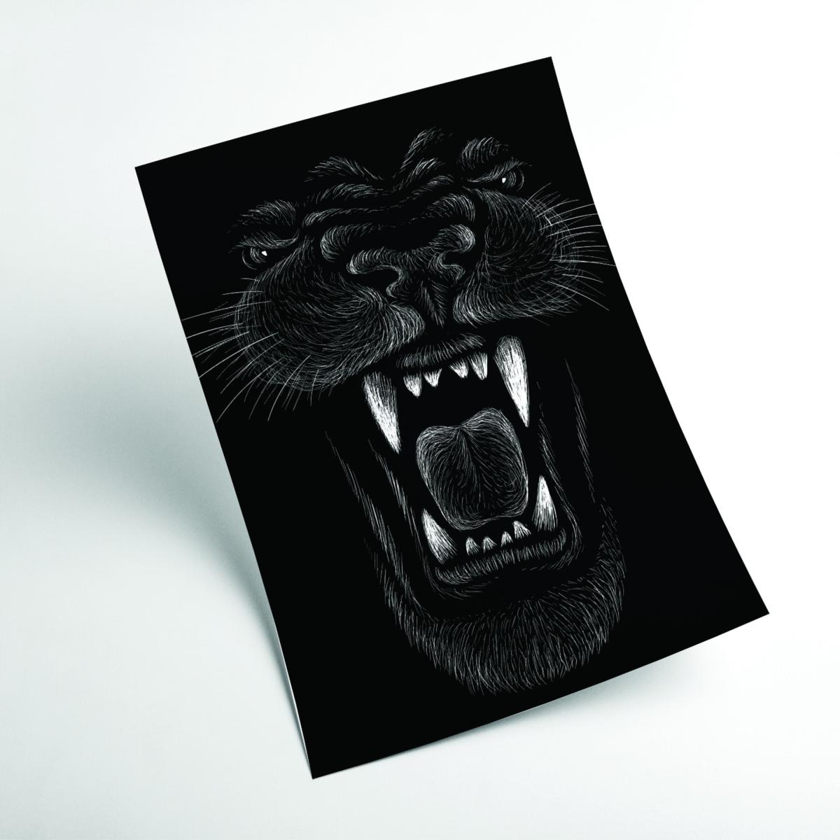 Black Up Close And Personal Small Stanley Print House – image 2