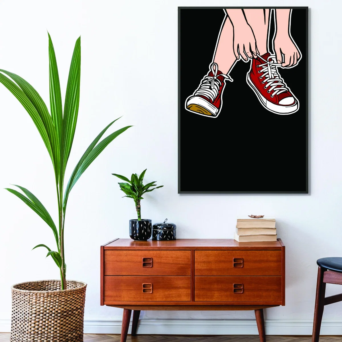 Rose Gold Tie Your Shoe Laces A2 420 X 594Mm Stanley Print House – image 3