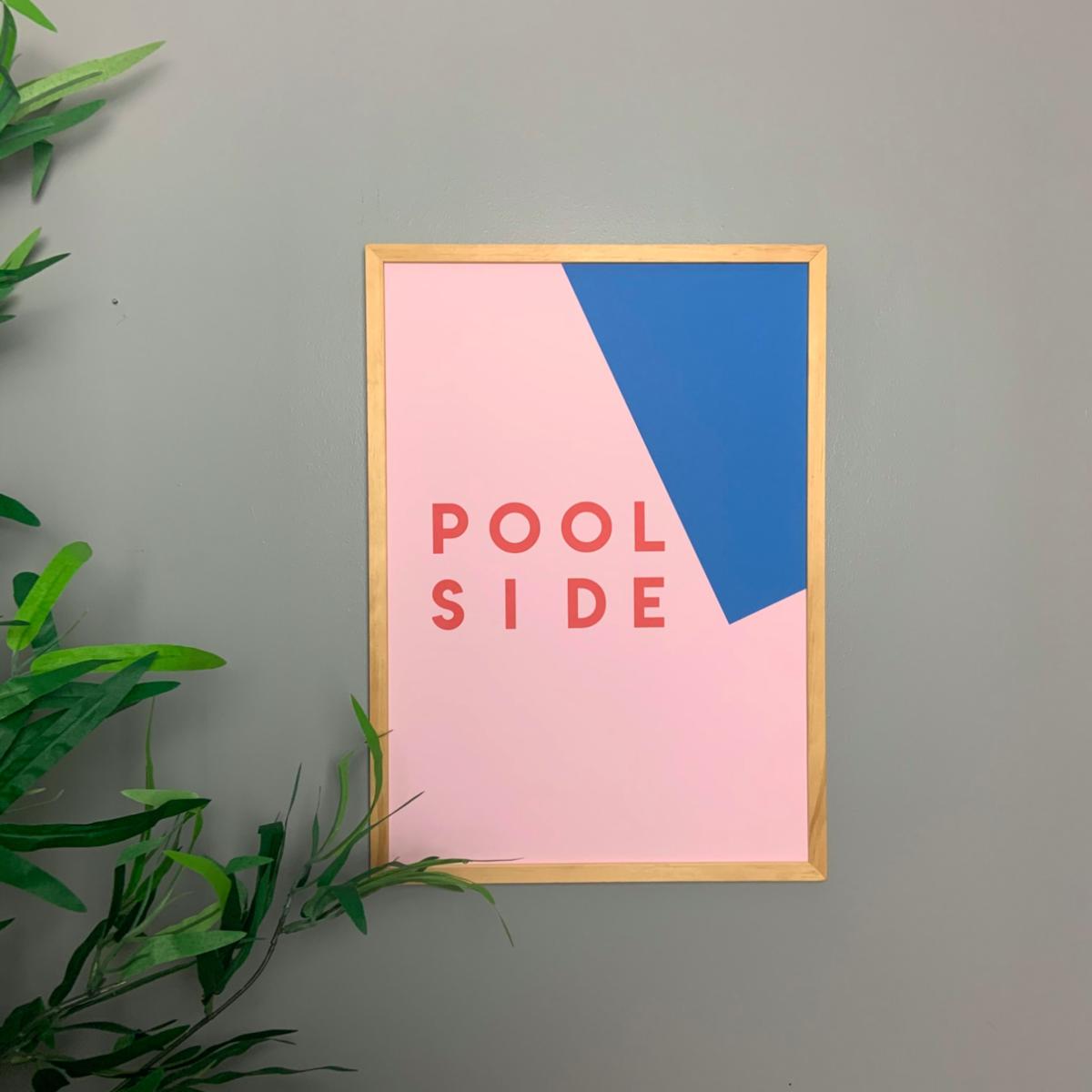 Pool Side Retro Abstract Giclée Art Print A3 297 X 420Mm Fanclub – image 3