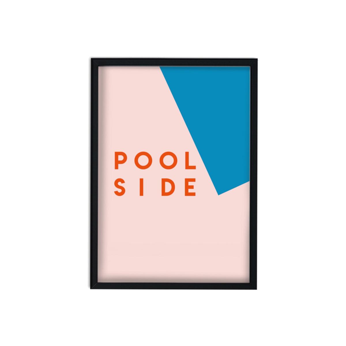 Pool Side Retro Abstract Giclée Art Print A3 297 X 420Mm Fanclub – image 1