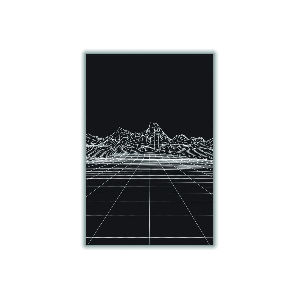 Neutrals Line Mountains #2 Extra Small Stanley Print House – image 1