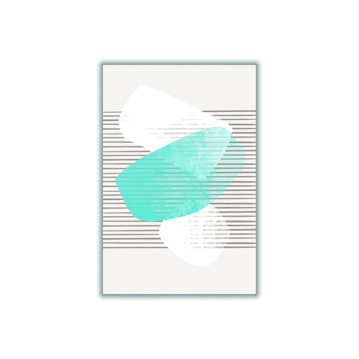 Blue Watercolor Abstract #1 A3 297 X 420Mm Stanley Print House – image 1