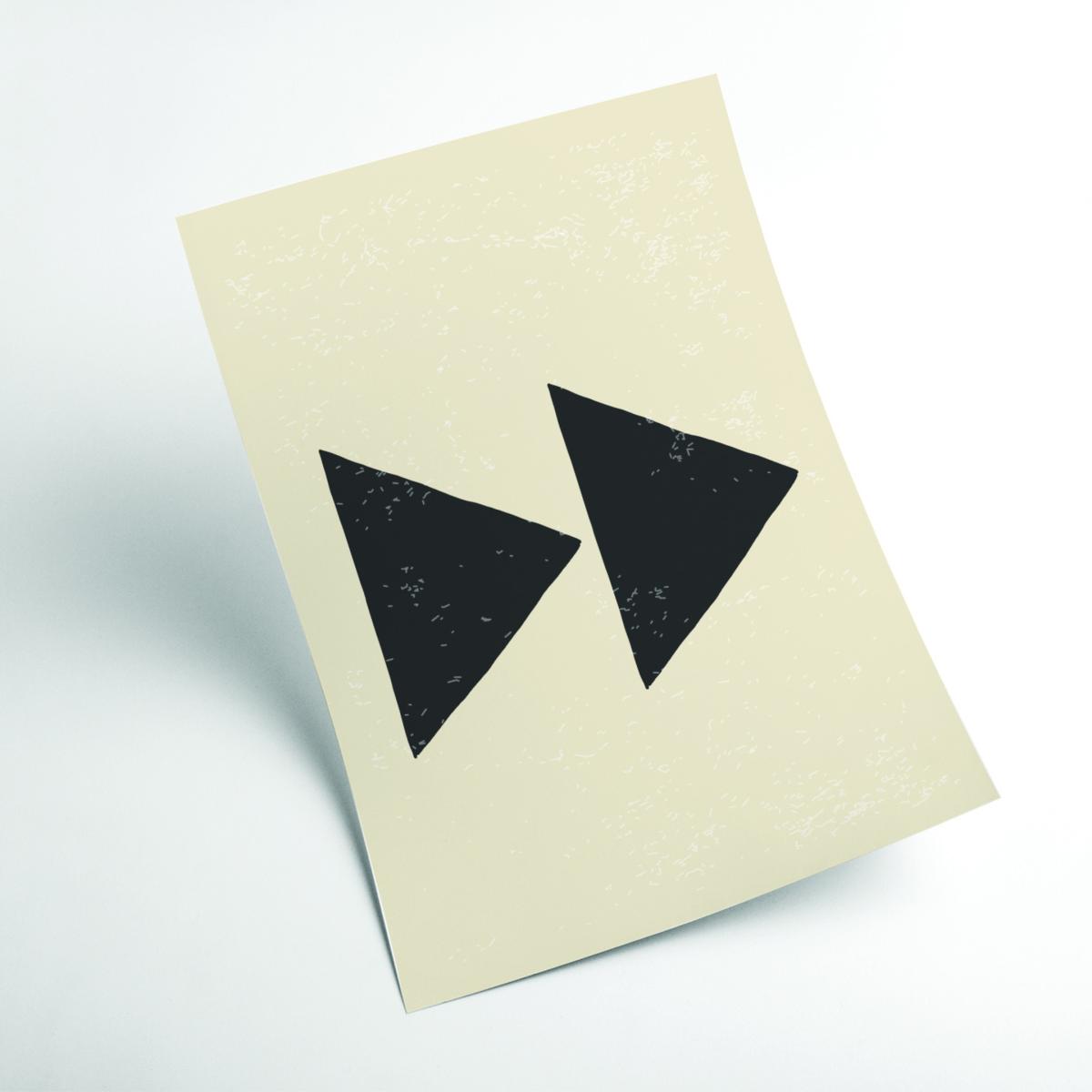 Black Minimal Shapes Series #2 Large Stanley Print House – image 2