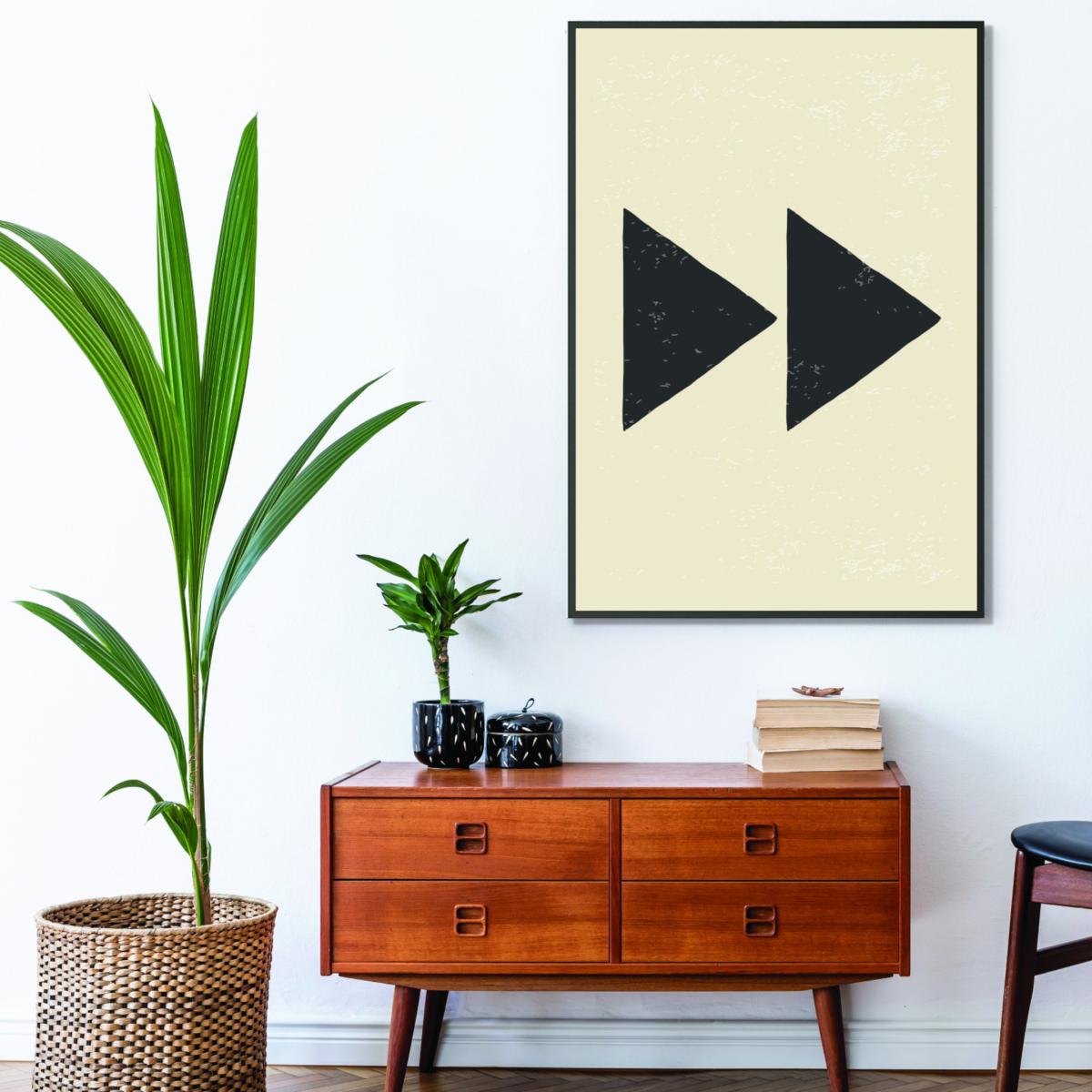 Black Minimal Shapes Series #2 Large Stanley Print House – image 3