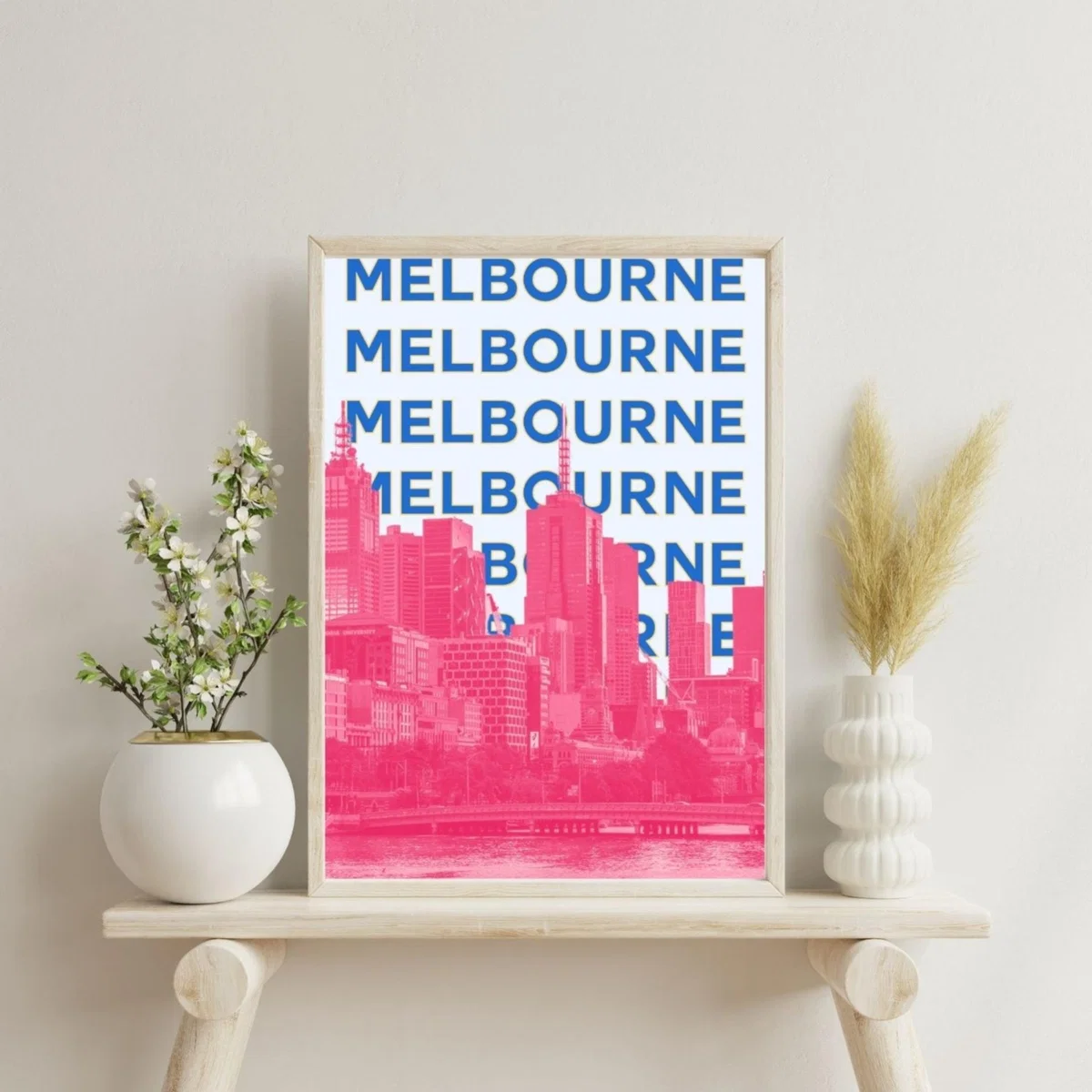 Pink / Purple Melbourne Urban Vibes Poster | Artchi – image 2