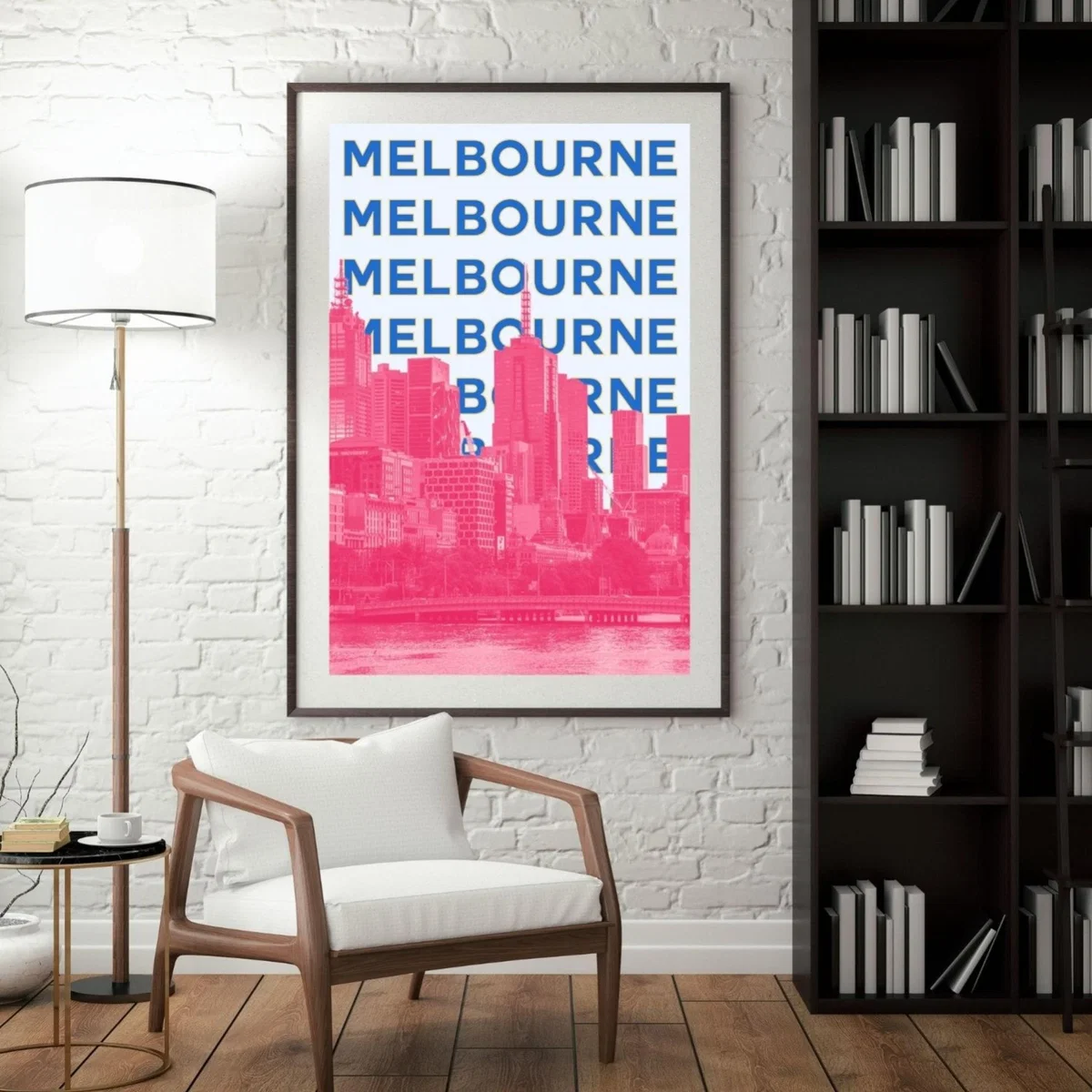 Pink / Purple Melbourne Urban Vibes Poster | Artchi – image 3