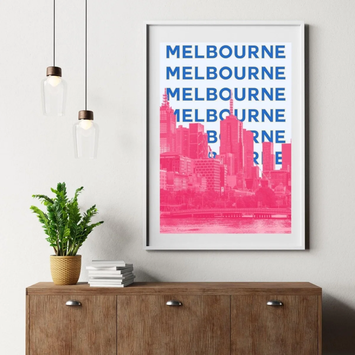 Pink / Purple Melbourne Urban Vibes Poster | Artchi – image 4