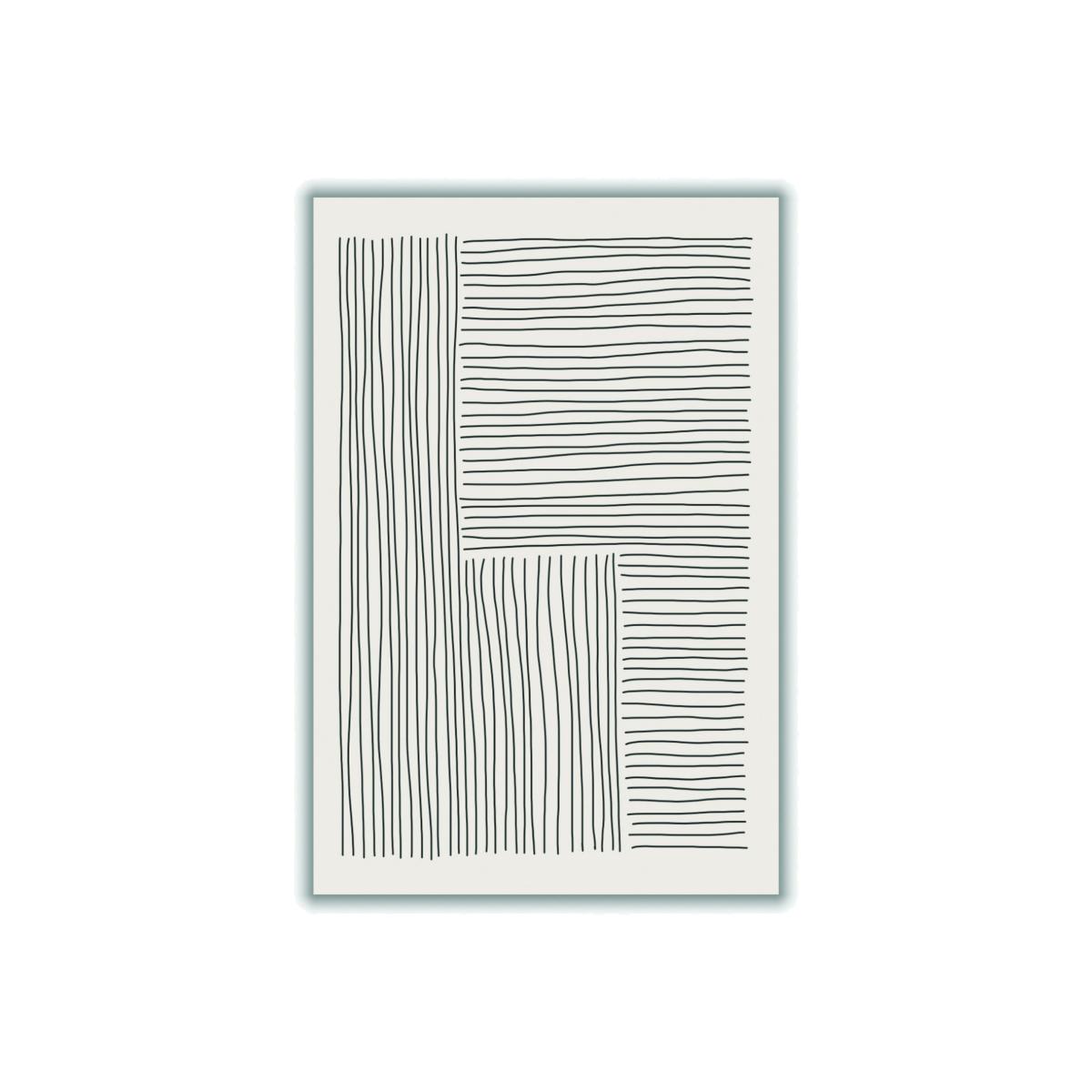 Grey Boho Line Vibes #4 A4 210 X 297Mm Stanley Print House – image 1