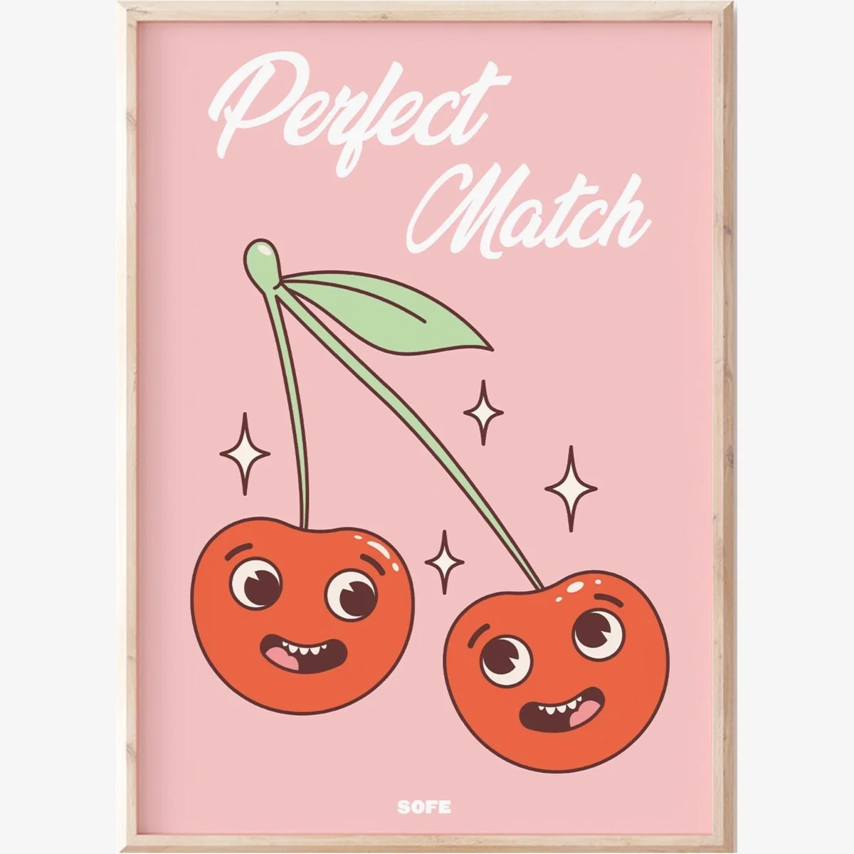 Perfect Match Cherry Print Sofe Store – image 1