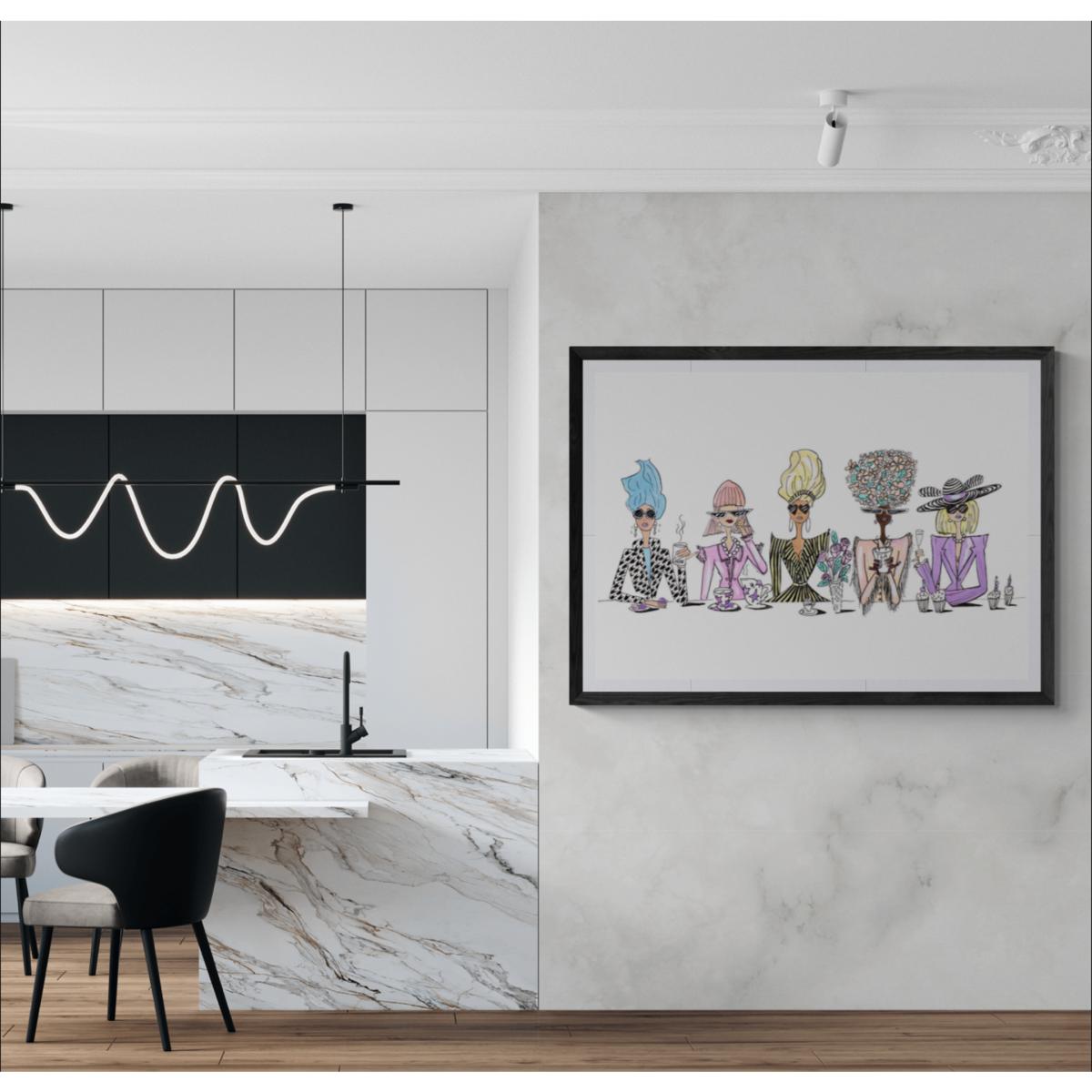 Fabulous In St Tropez Print | A4 | 210 X 297Mm | Charlotte Posner – image 2