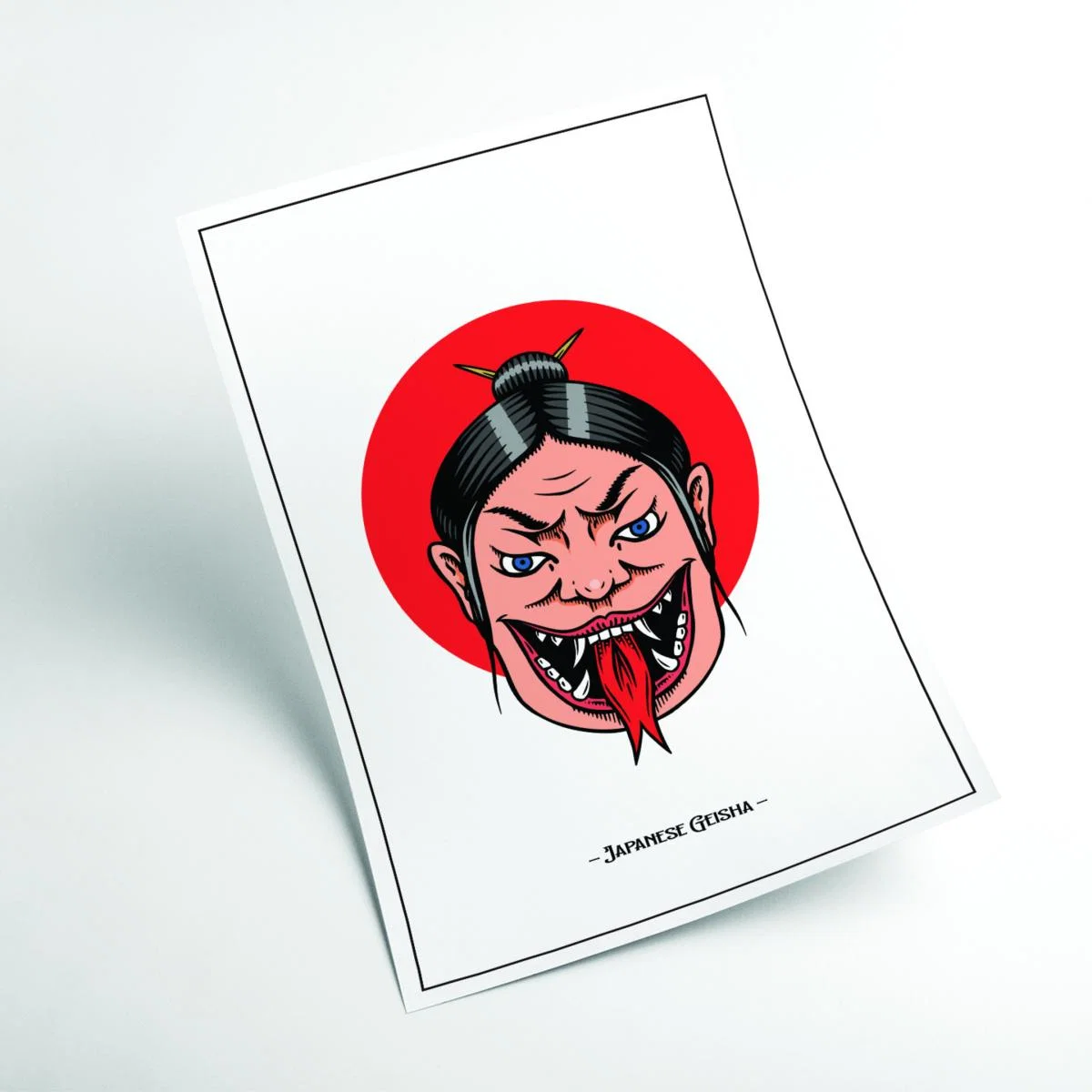 Red Japanese Geisha Small Stanley Print House – image 2