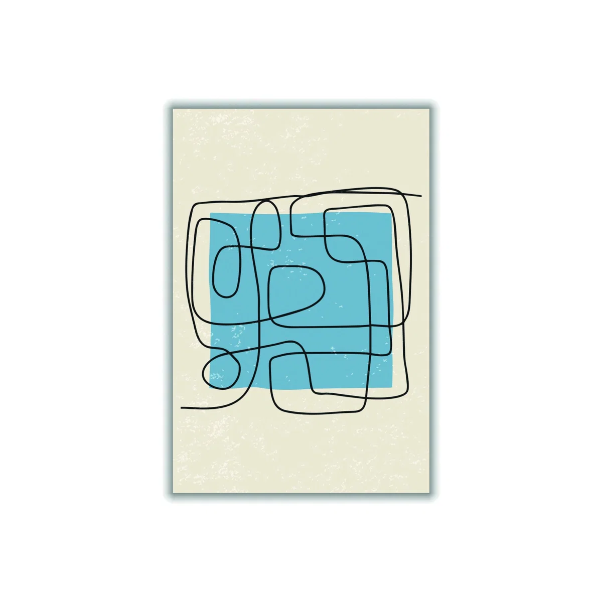 Blue Backed Lines Medium Stanley Print House – image 1