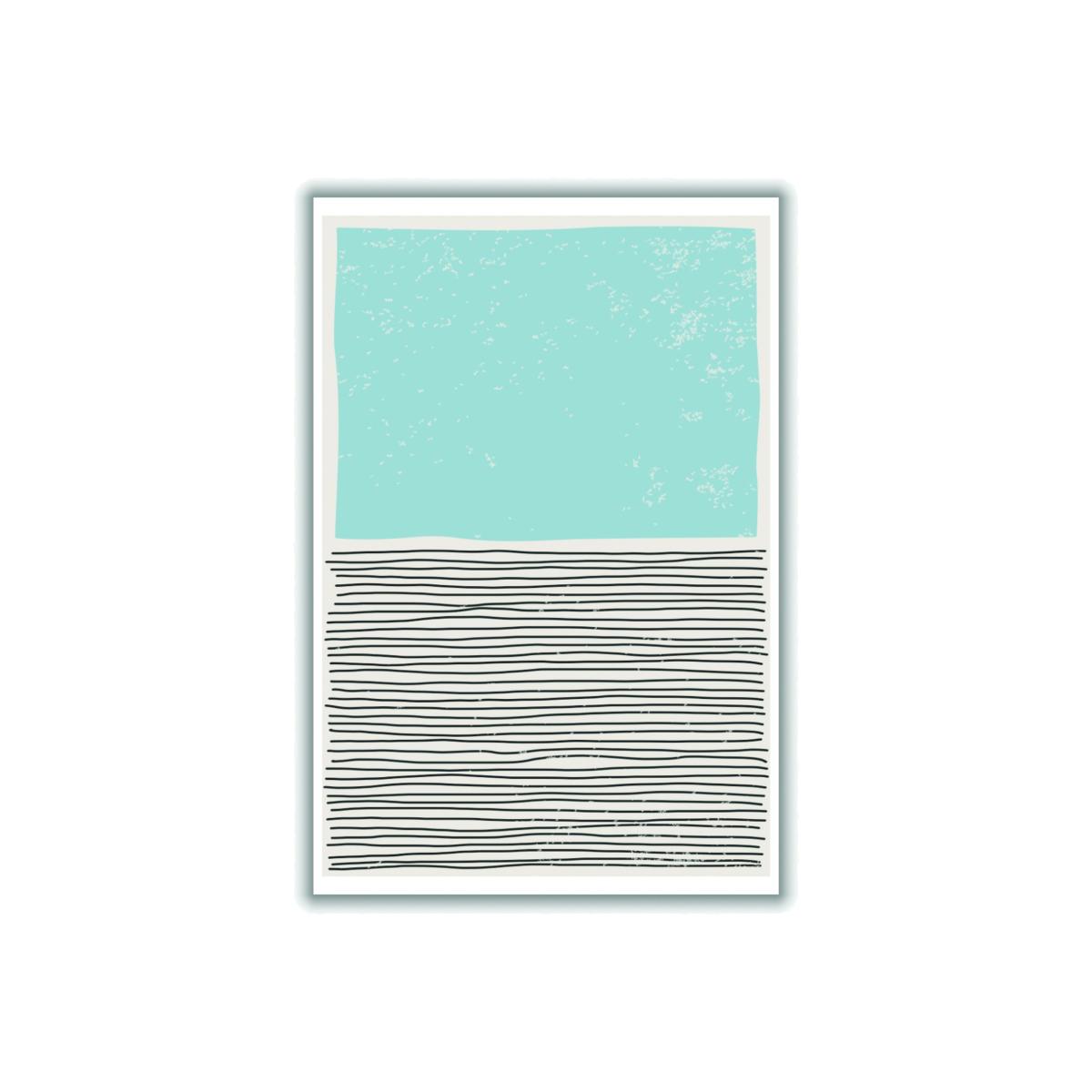 Light Blue Minimal A2 420 X 594Mm Stanley Print House – image 1