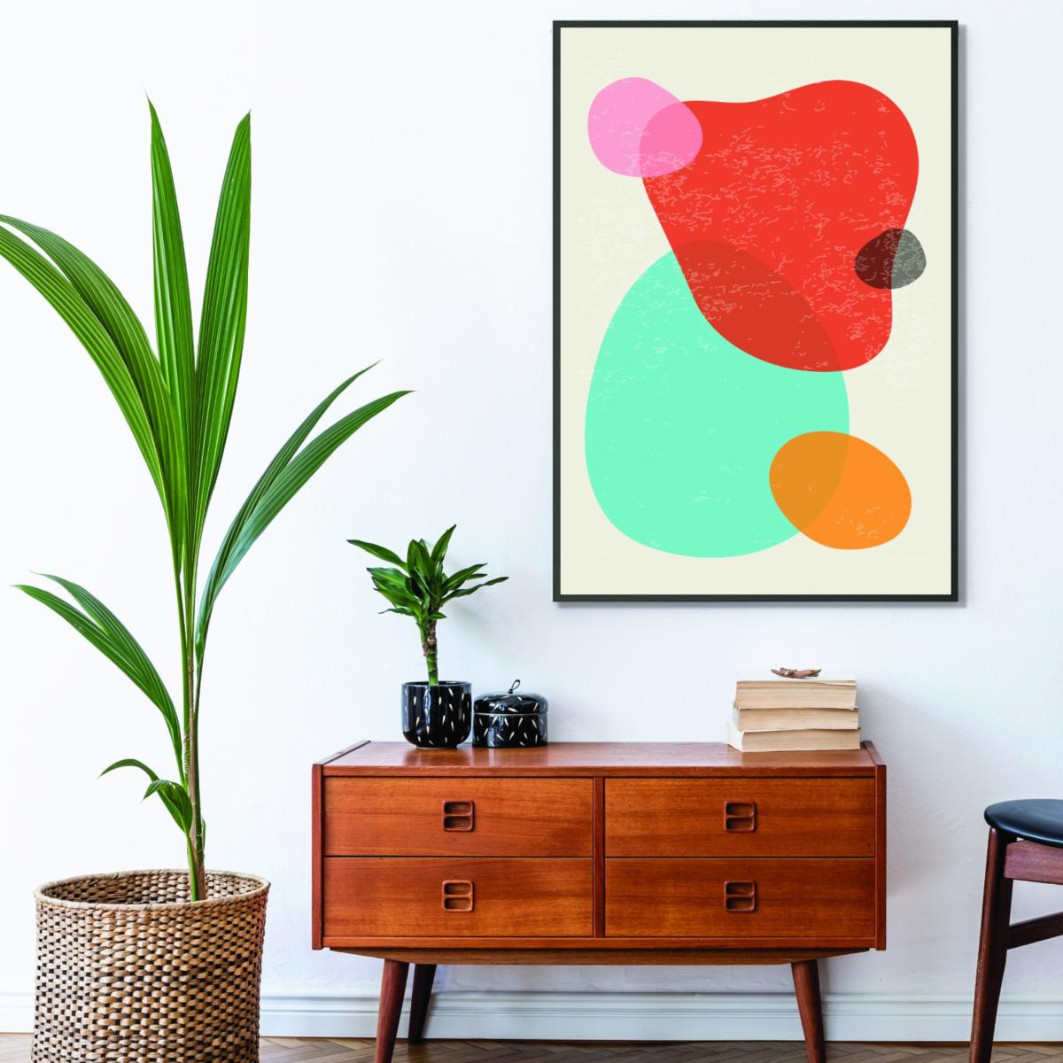 Bright Abstract Shapes #2 A4 210 X 297Mm Stanley Print House – image 3