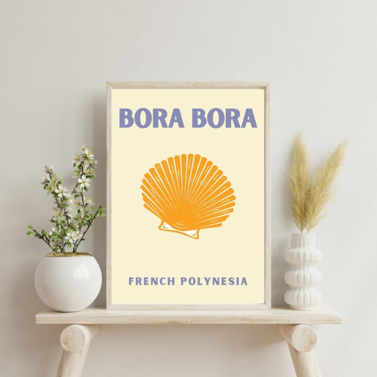 Gold Bora Bora Radiance Poster | Artchi – image 2
