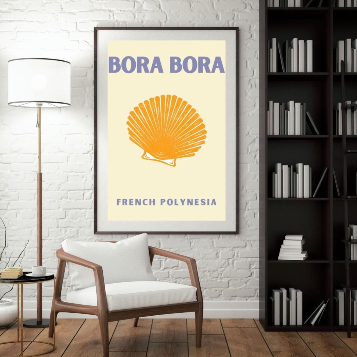 Gold Bora Bora Radiance Poster | Artchi – image 3