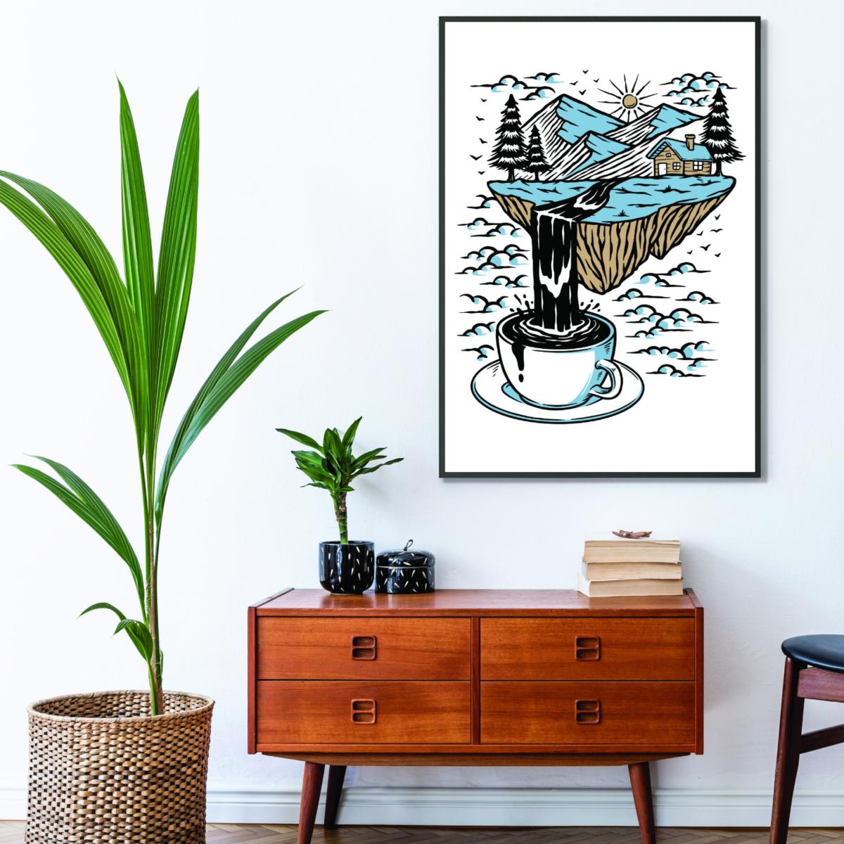 Blue The River Flows Large Stanley Print House – image 3