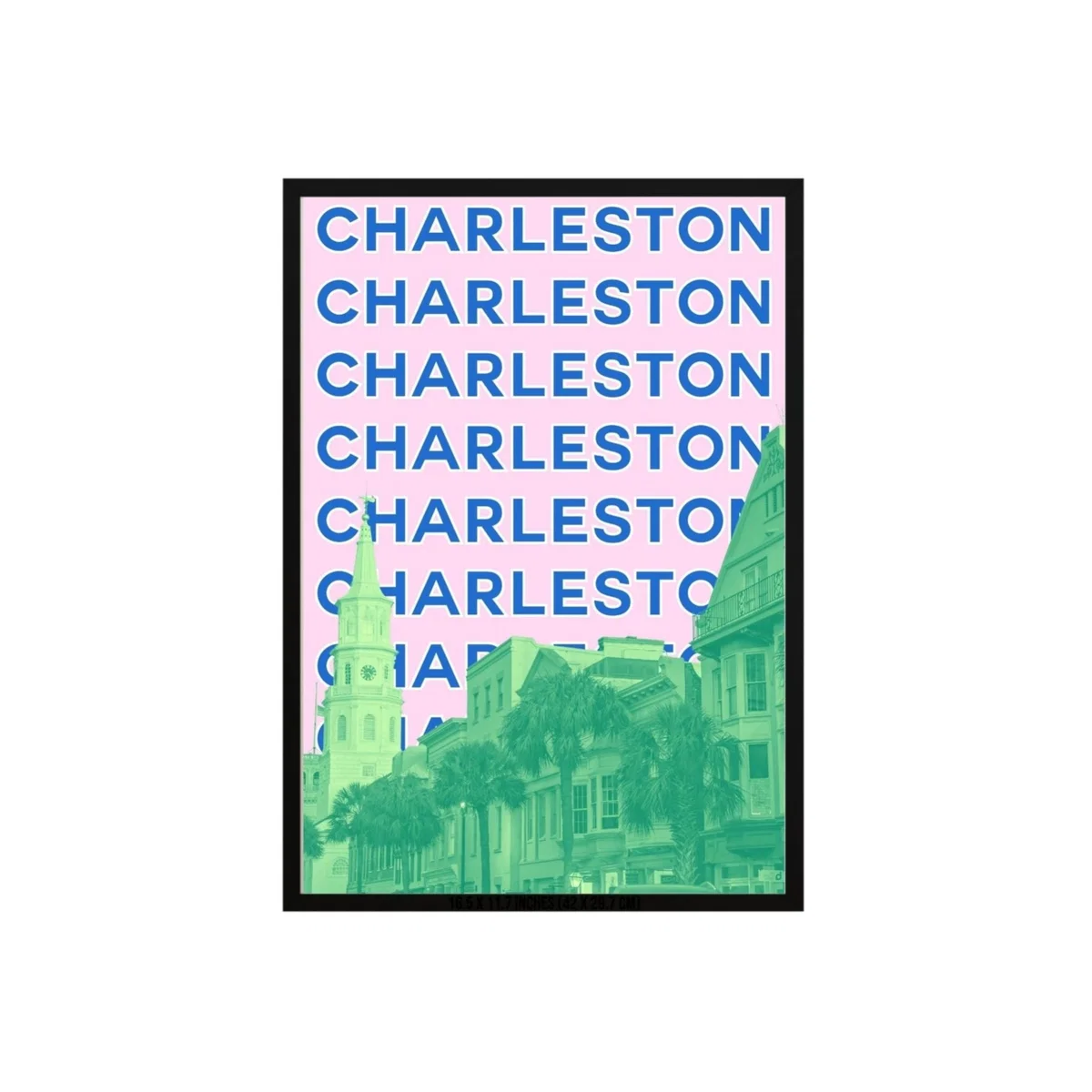 Charleston Cityscape Poster | Artchi – image 1