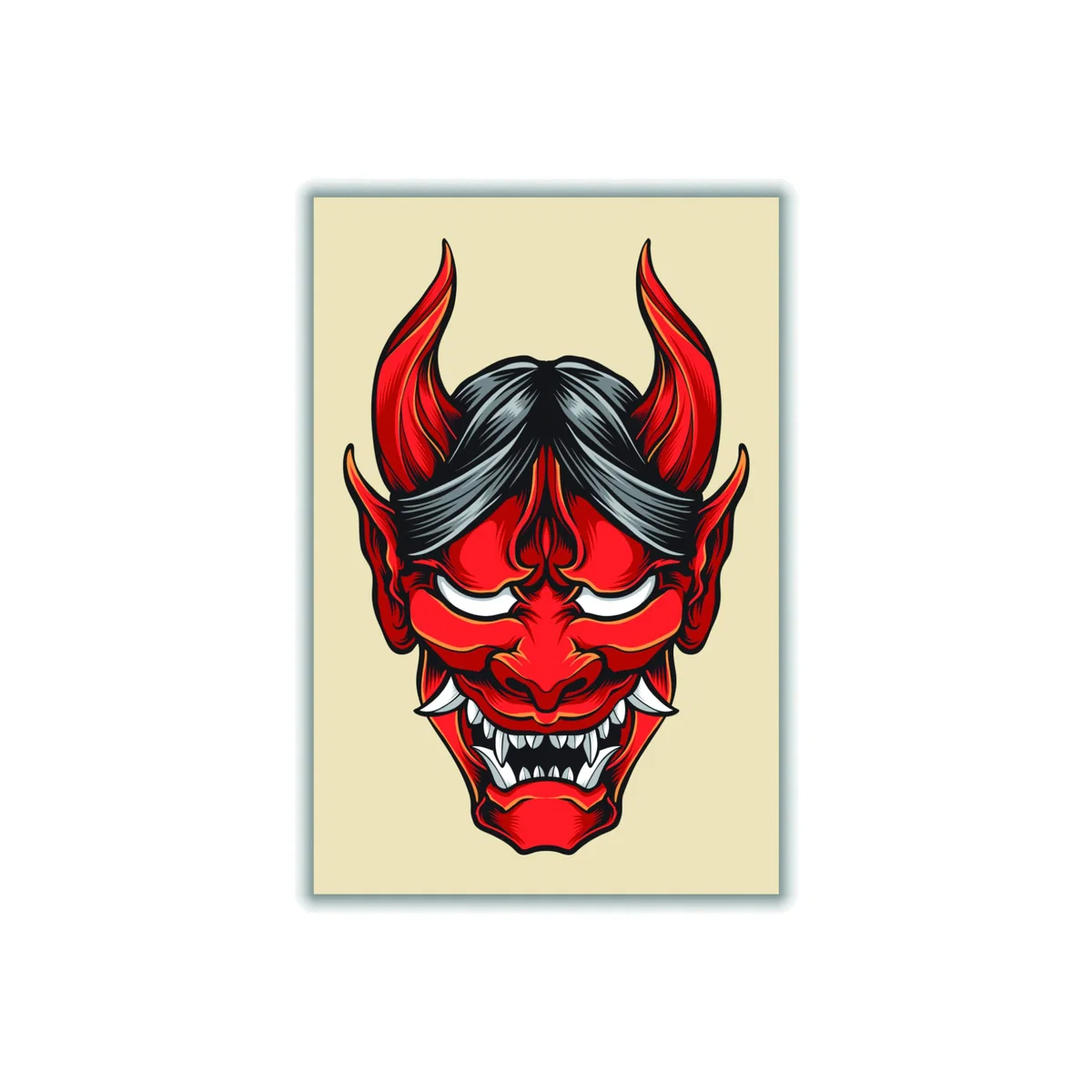 Red Japanese Folklore Extra Small Stanley Print House – image 1
