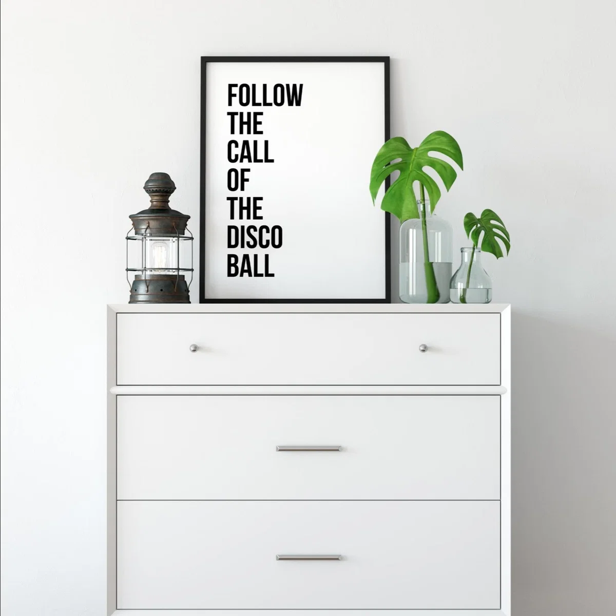 Black Disco Ball A3 297 X 420Mm The Native State – image 2