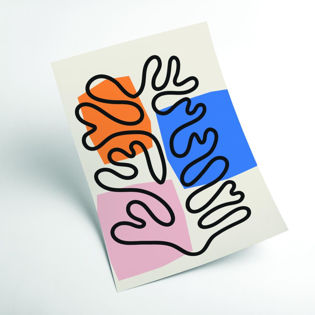 Henri Matisse's Fabulous Algae #3 A2 420 X 594Mm Stanley Print House – image 2