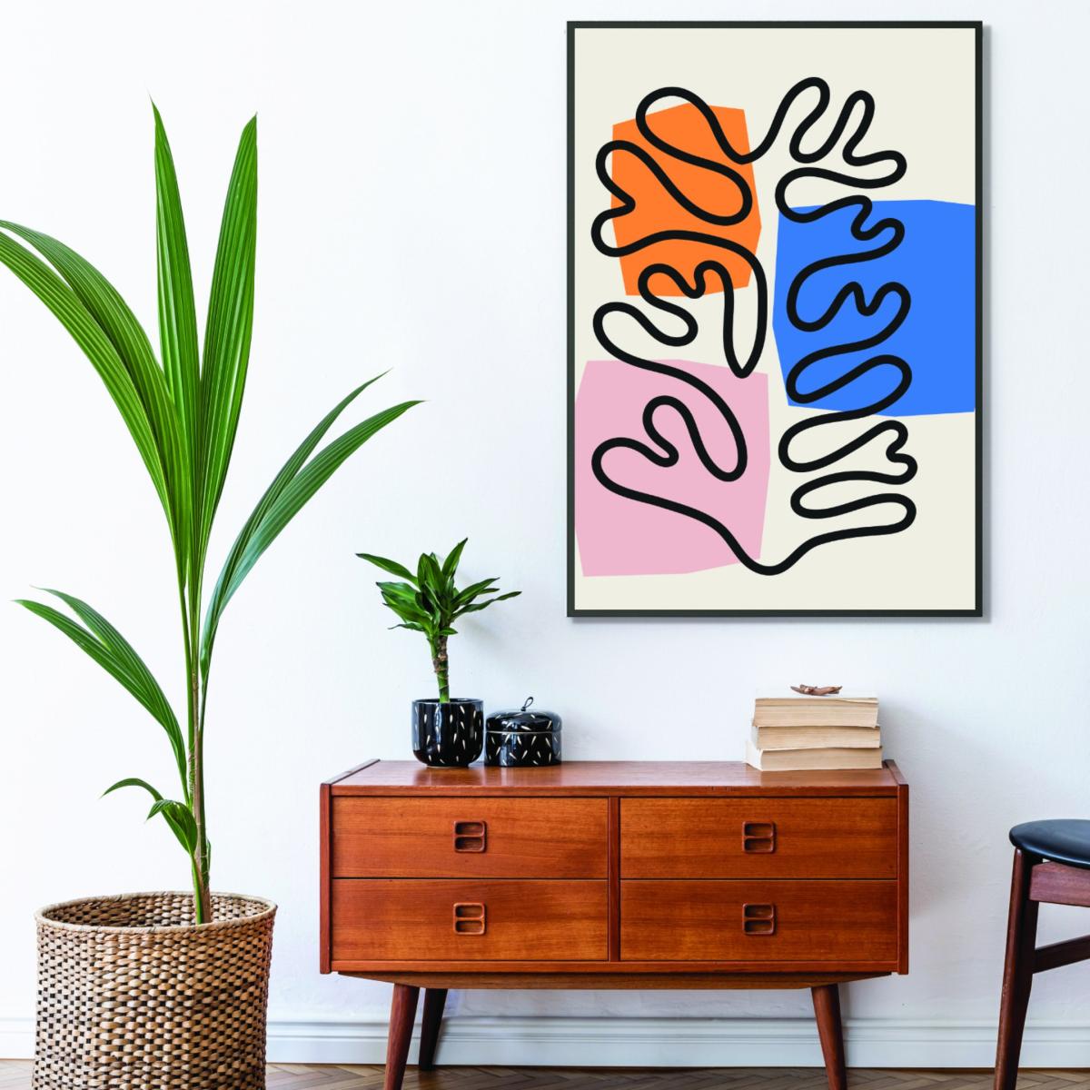 Henri Matisse's Fabulous Algae #3 A2 420 X 594Mm Stanley Print House – image 3