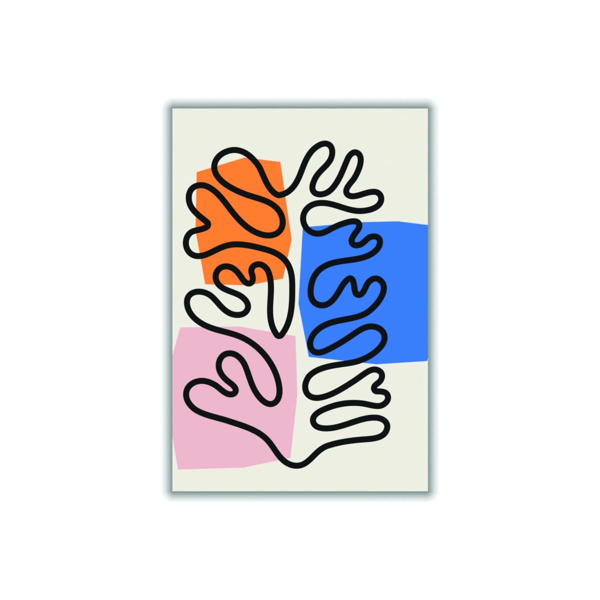 Henri Matisse's Fabulous Algae #3 A2 420 X 594Mm Stanley Print House – image 1