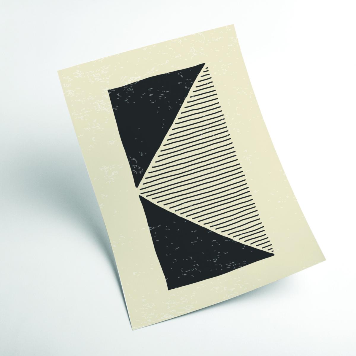 Black Triangles Series #1 A4 210 X 297Mm Stanley Print House – image 2