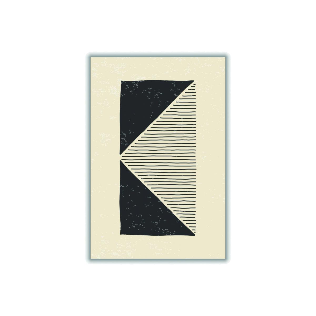Black Triangles Series #1 A4 210 X 297Mm Stanley Print House – image 1