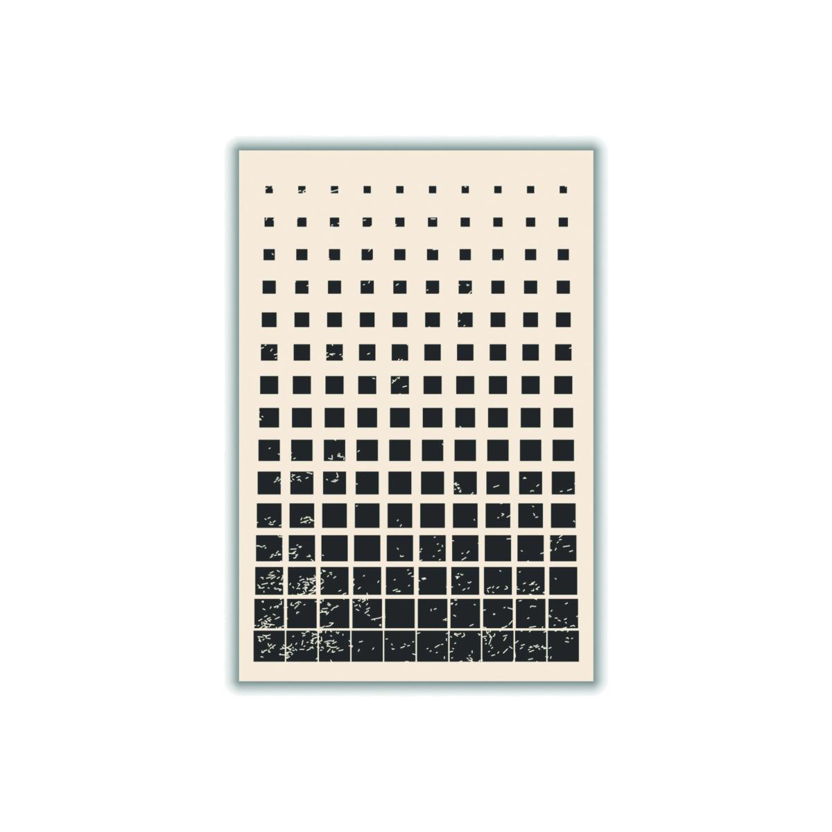 Black Minimal Halftone Shapes #1 Extra Small Stanley Print House – image 1