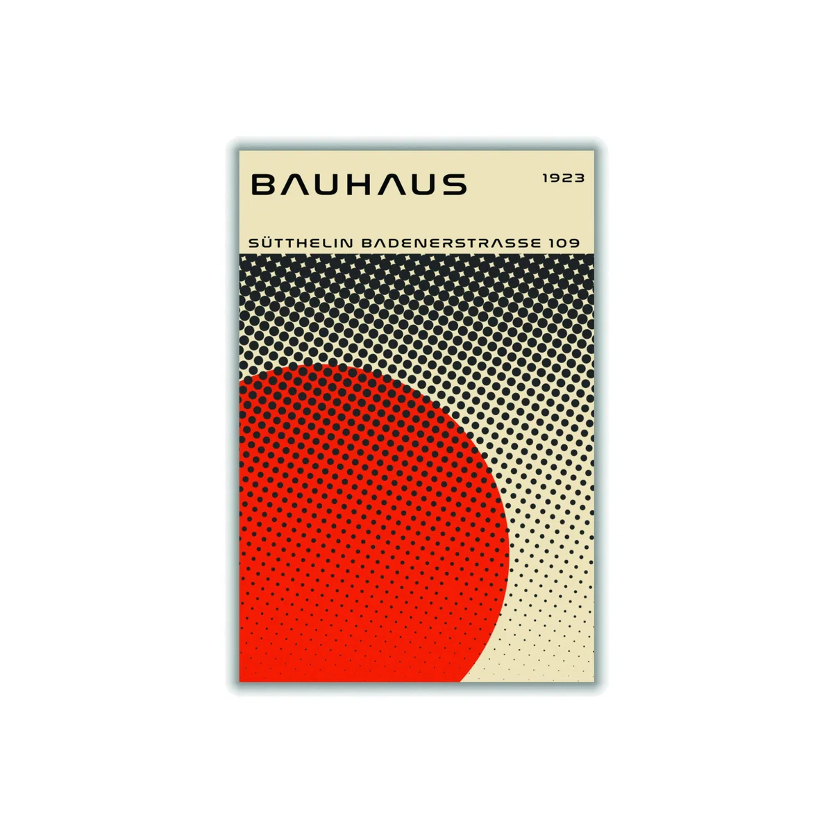 Bauhaus Geometric Red Vibe Ii Large Stanley Print House – image 1