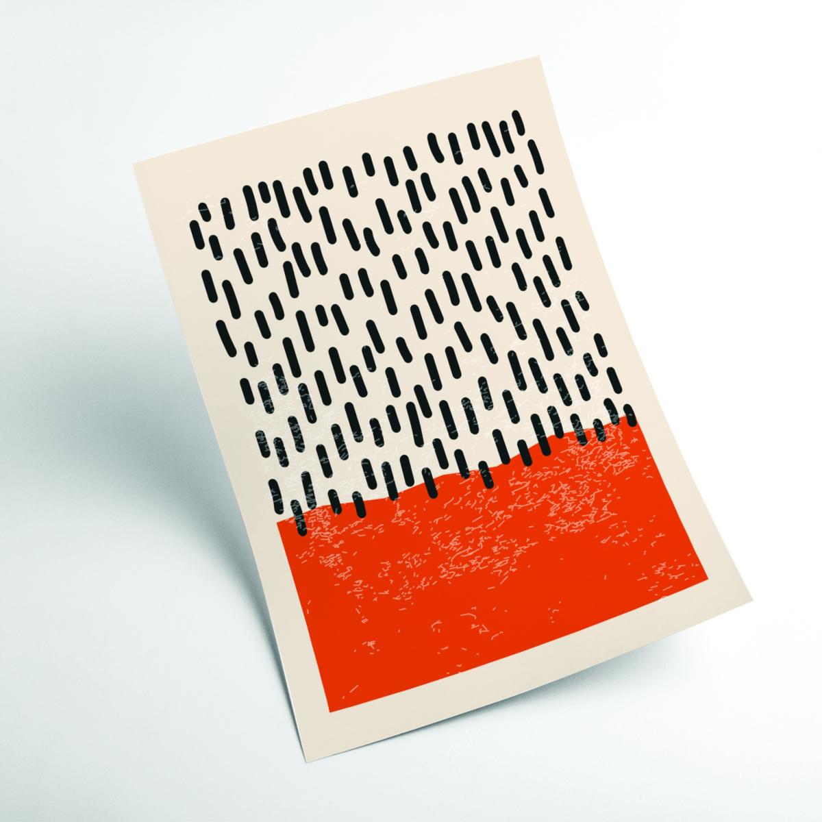 Yellow / Orange Minimal Abstract Set #4 Small Stanley Print House – image 2