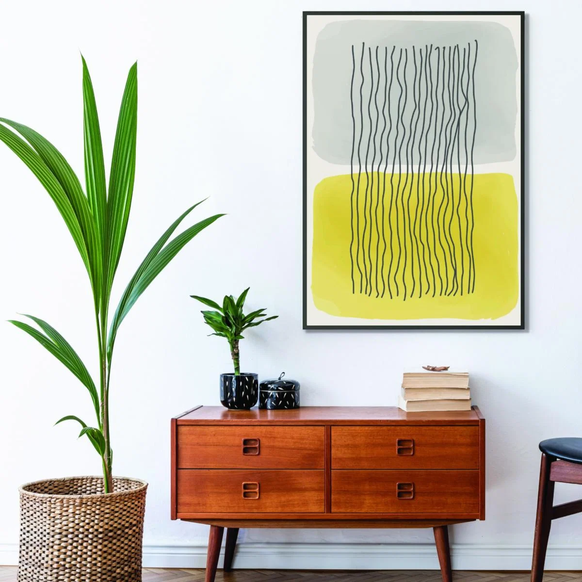 Yellow / Orange Yellow Watercolor Shapes Series #2 A3 297 X 420Mm Stanley Print House – image 3