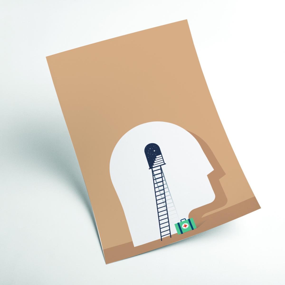 Rose Gold To The Rescue A4 210 X 297Mm Stanley Print House – image 2
