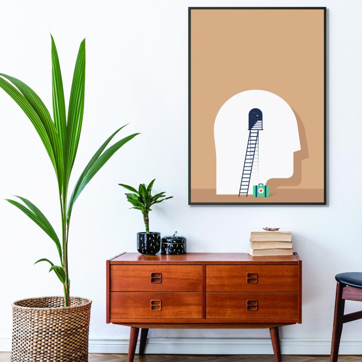 Rose Gold To The Rescue A4 210 X 297Mm Stanley Print House – image 3