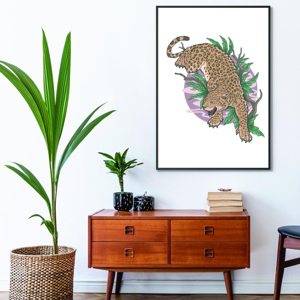 Brown Wild Leopard Medium Stanley Print House – image 3