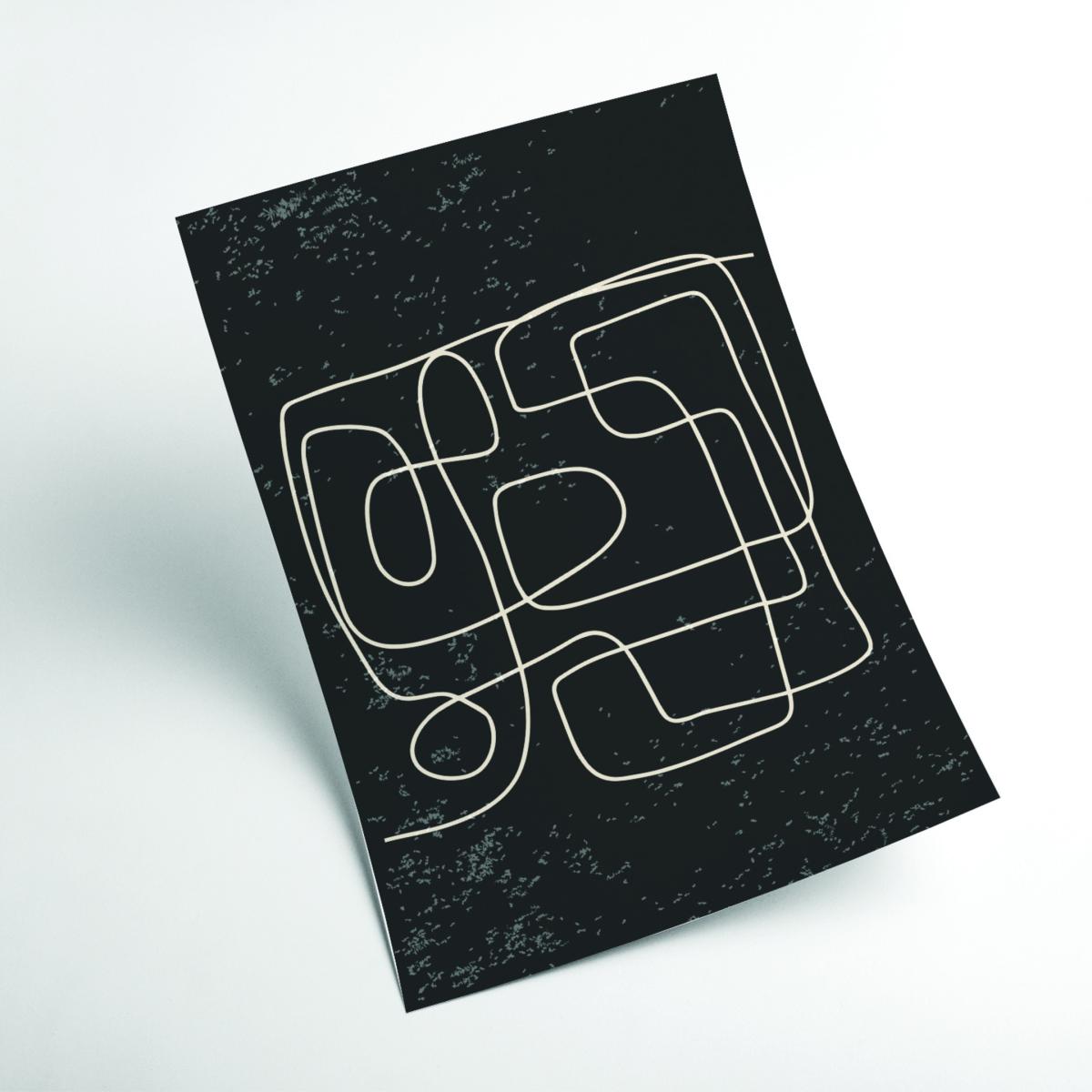 Black And White Lines #3 Xxs Stanley Print House – image 2