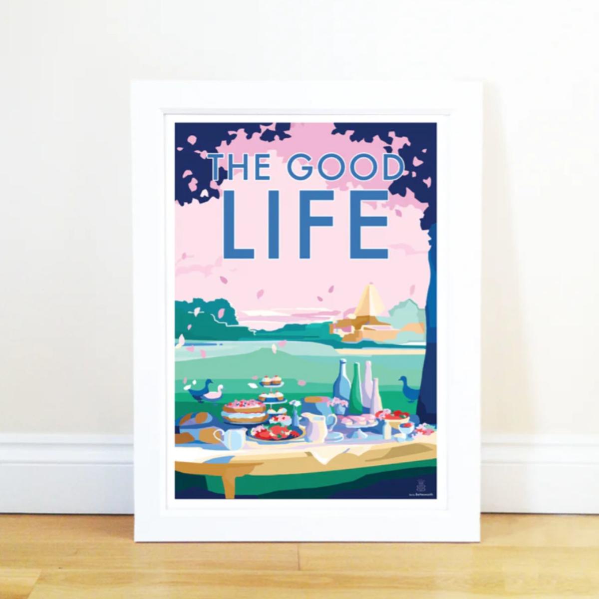 The Good Life Quote Print | A4 | 210 X 297Mm | Becky Bettesworth – image 2