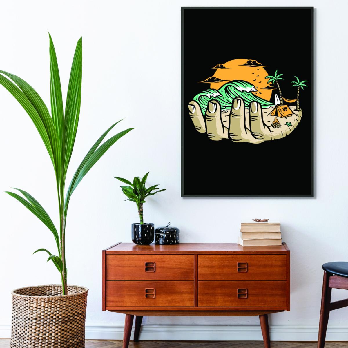 Yellow / Orange Grab A Handfull Of What You Love A4 210 X 297Mm Stanley Print House – image 3
