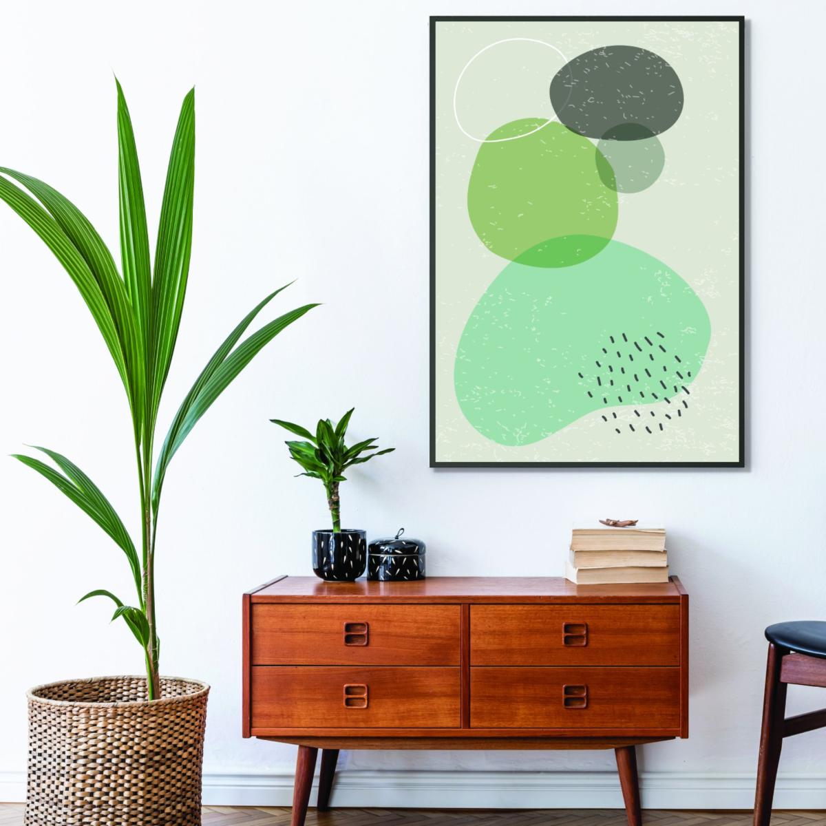 Green Abstract Rocks Series #4 Extra Small Stanley Print House – image 3