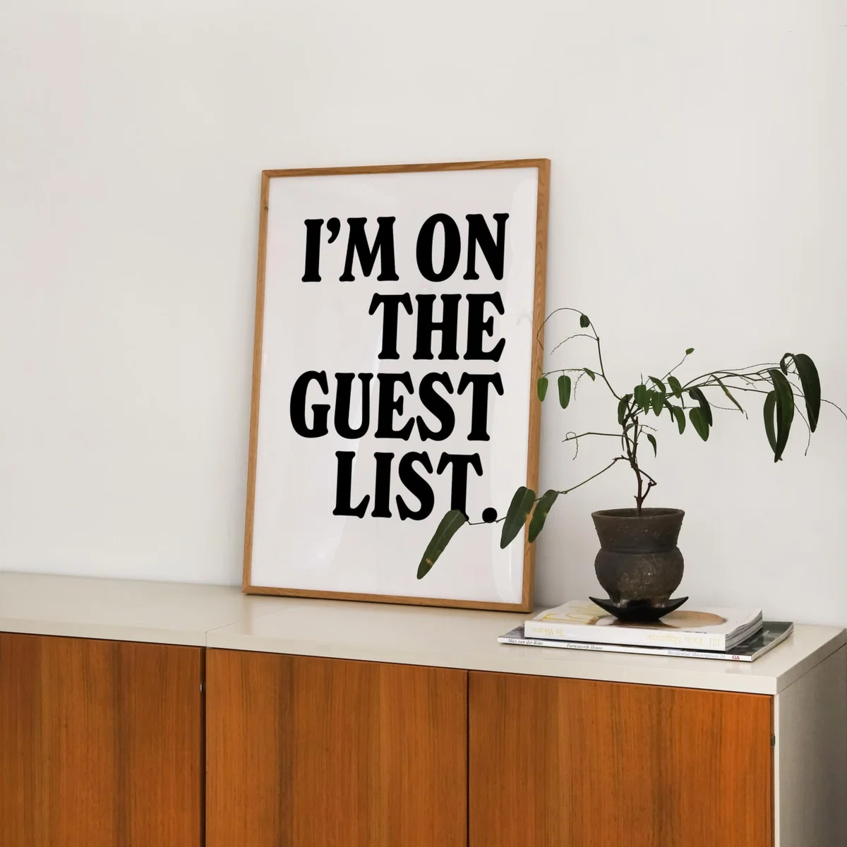 Black / White A3 Guestlist Print Sofe Store – image 2