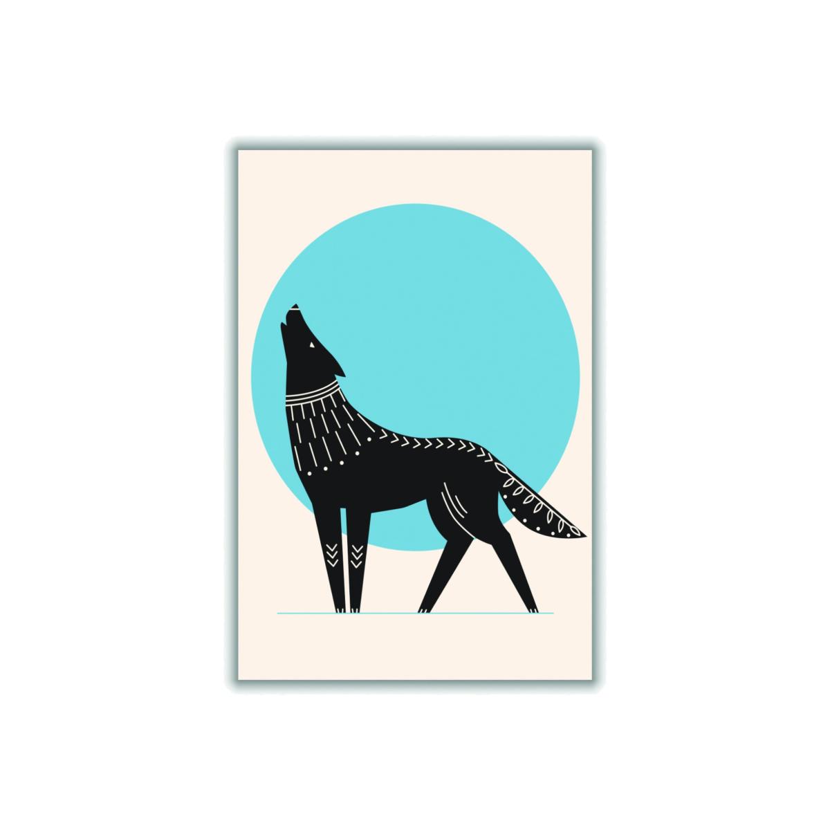 Blue Howl At The Moon A2 420 X 594Mm Stanley Print House – image 1