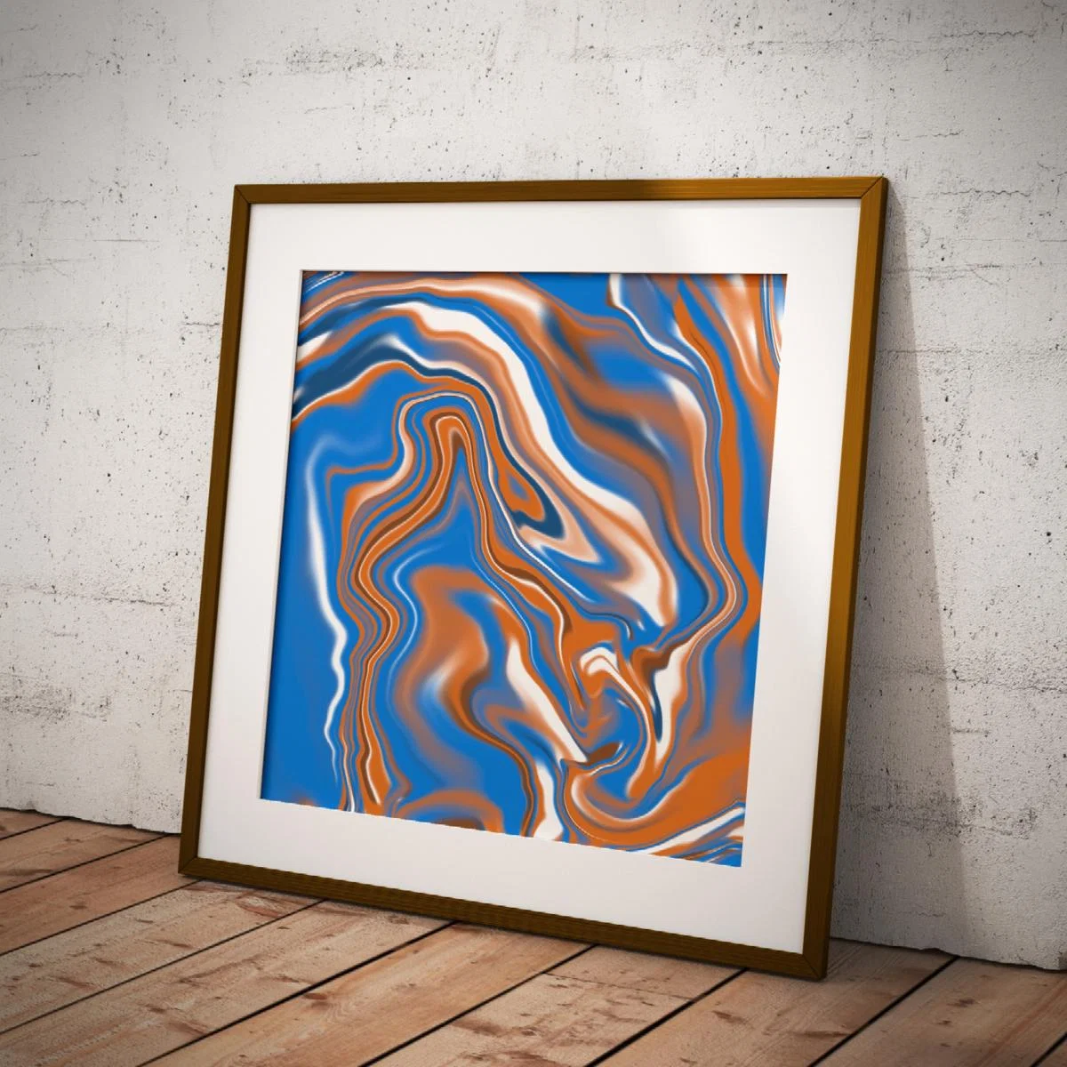 Yellow / Orange / Blue Watercolor Print Volsew Paris – image 2