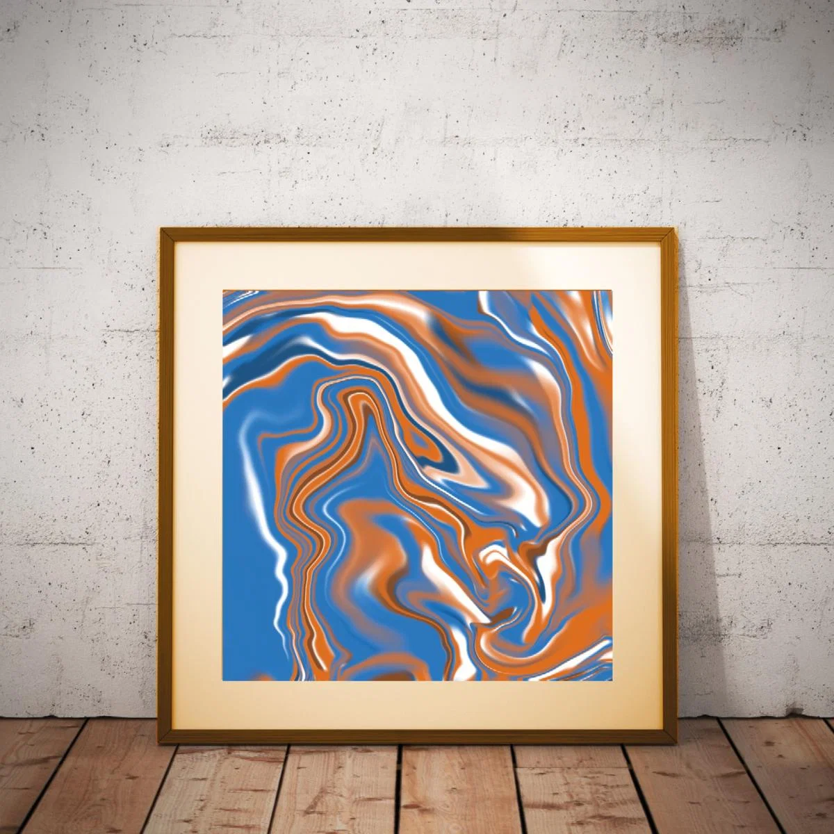 Yellow / Orange / Blue Watercolor Print Volsew Paris – image 3
