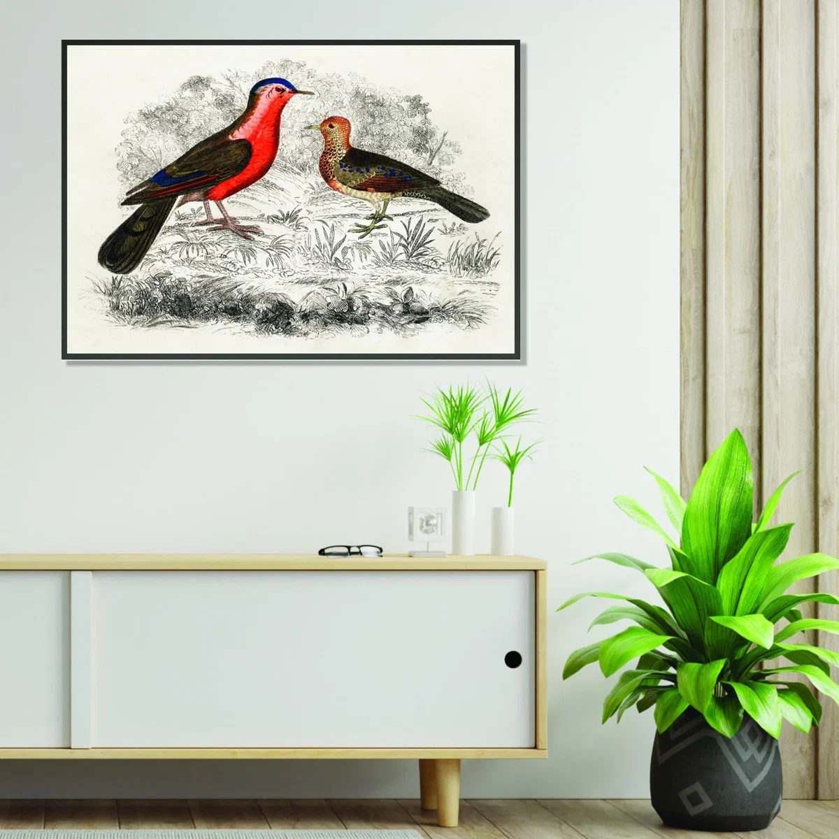 Yellow / Orange Hand Drawn Sketch Of Birds Xxs Stanley Print House – image 3