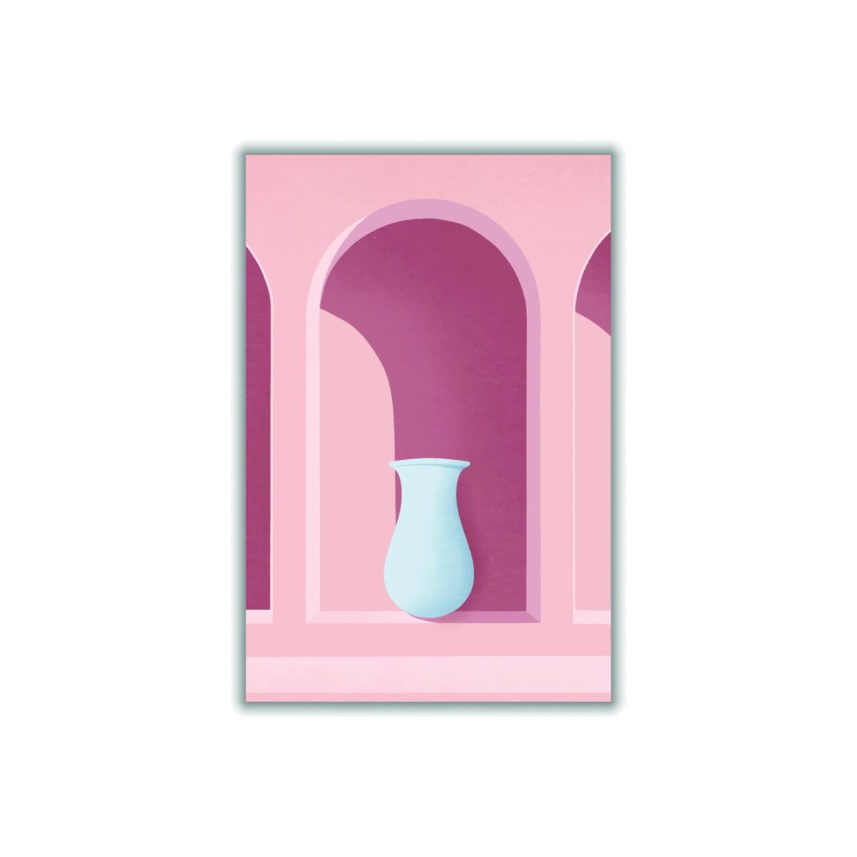 Pink / Purple Boho Minimal Designs #1 Extra Large Stanley Print House – image 1