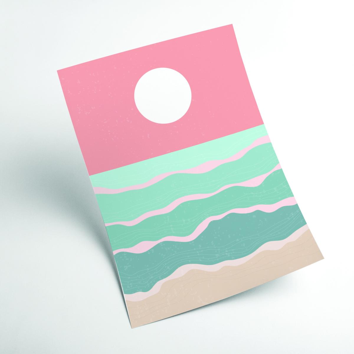 Sunset Over The Ocean #2 A1 594 X 841Mm Stanley Print House – image 2