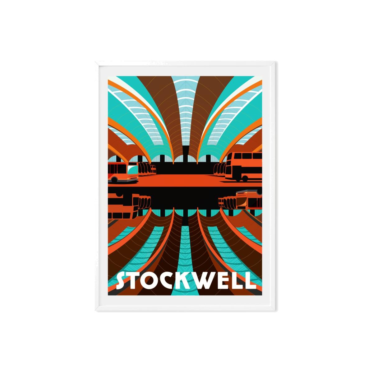 Stockwell London Art Print A3 297 X 420Mm Eye for London Prints – image 1