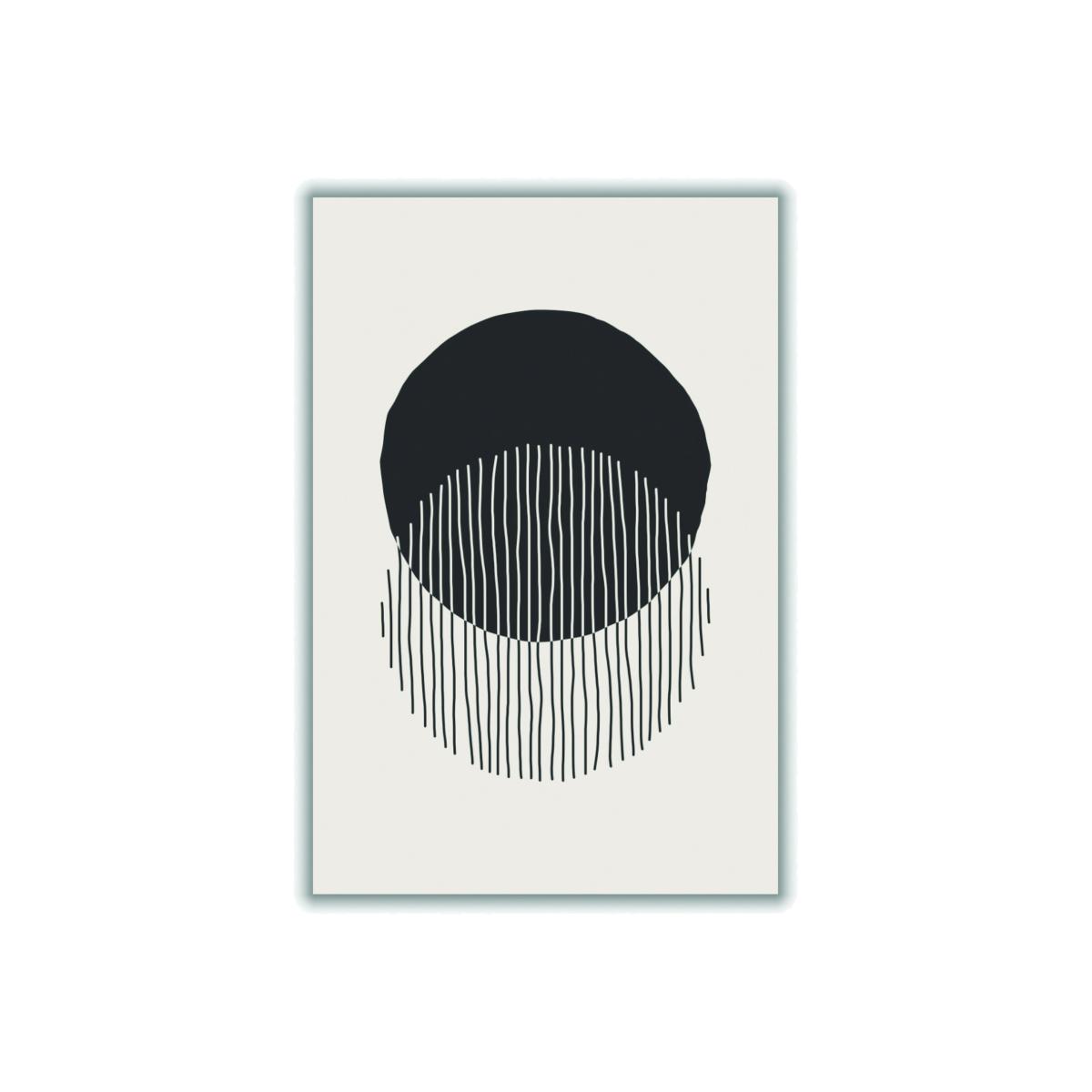 Black Circle Vibe Series #2 A1 594 X 841Mm Stanley Print House – image 1